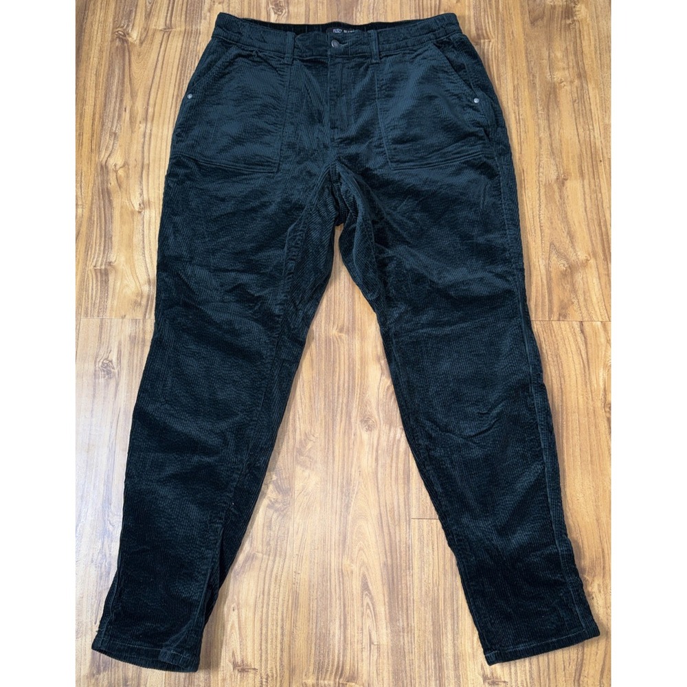 Judy Blue Pants Women's 16W Dark Green Corduroy Jogger Tapered Preppy
